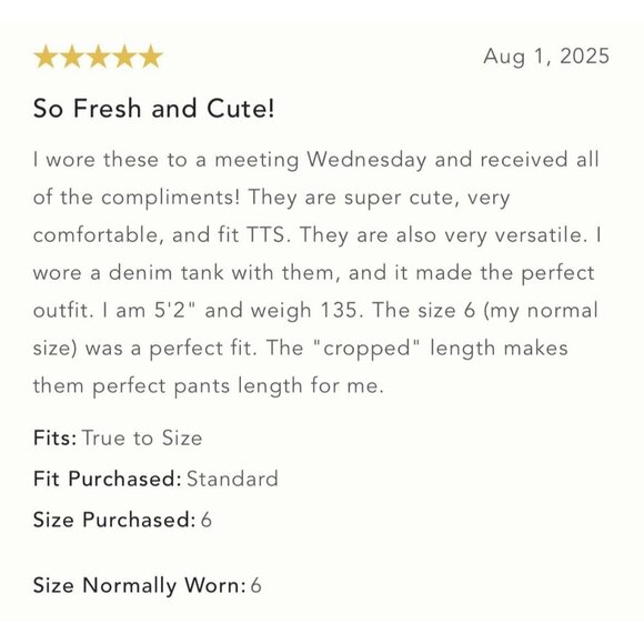 NWT Size 26 -The Colette Magic Fabric Crop Wide-Leg Pants by Maeve (NWT US$ 130) - Picture 14 of 16